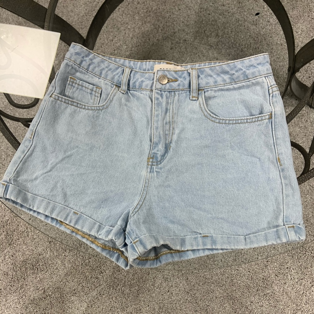 High-Waisted Mom Shorts
